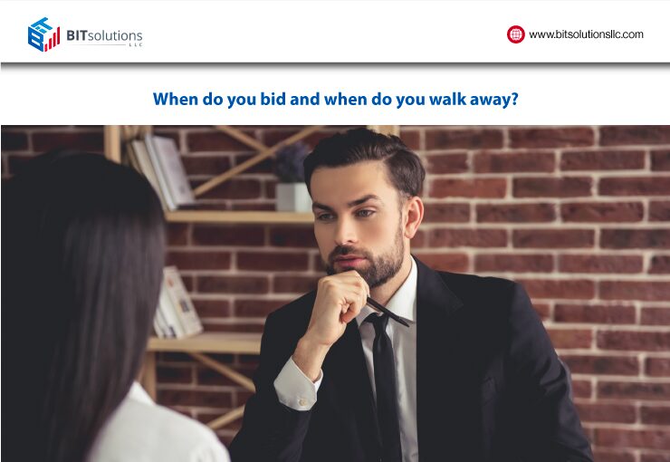 When do you bid and when do you walk away?